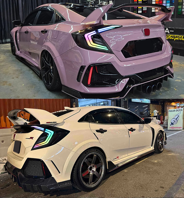 Honda Civic Tail Lights SY-B111-B / SY-B111-RGB For Honda Civic (2016–2019) 29 Civic Tail Lights