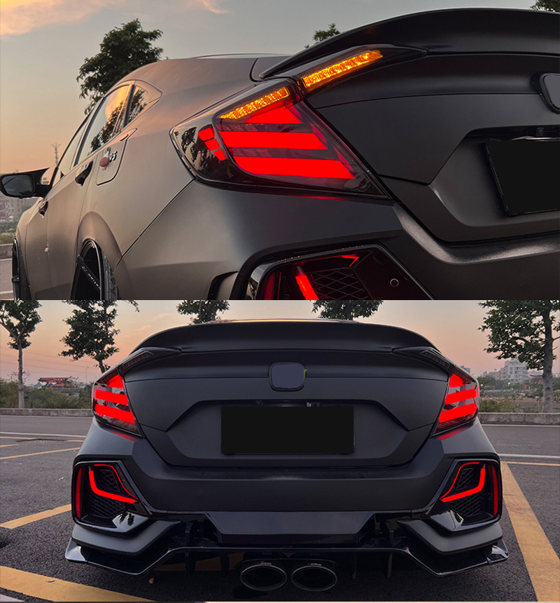 Honda Civic Tail Lights SY-B111W For Honda Civic (2016–2021) 17 Civic Tail Lights