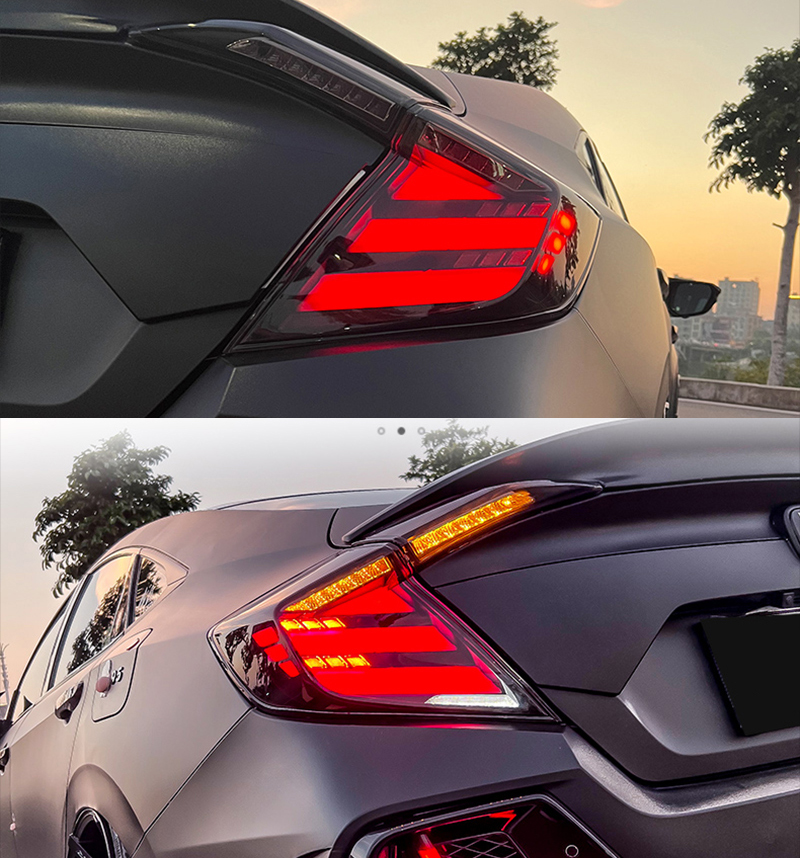 Honda Civic Tail Lights SY-B111W For Honda Civic (2016–2021) 18 Civic Tail Lights
