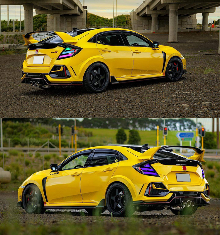 Honda Civic Hatchback Tail Lights SY-B110 / SY-B110RGB For Honda Civic (2016–2021) 29 Civic Hatchback Tail Lights
