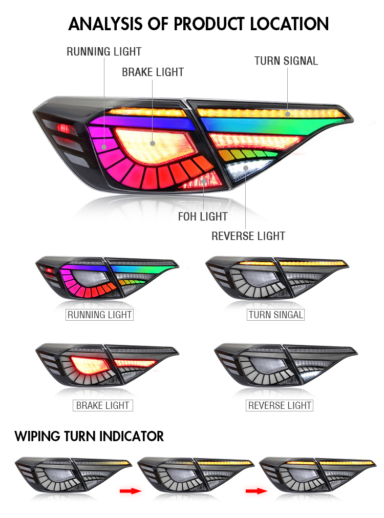 Honda Civic Tail Lights SY-B168-RGB For Honda Civic (2022–Present) 21 Civic Tail Lights