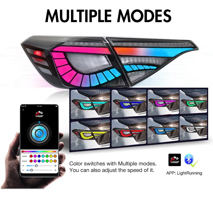 Honda Civic Tail Lights SY-B168-RGB For Honda Civic (2022–Present) 22 Civic Tail Lights
