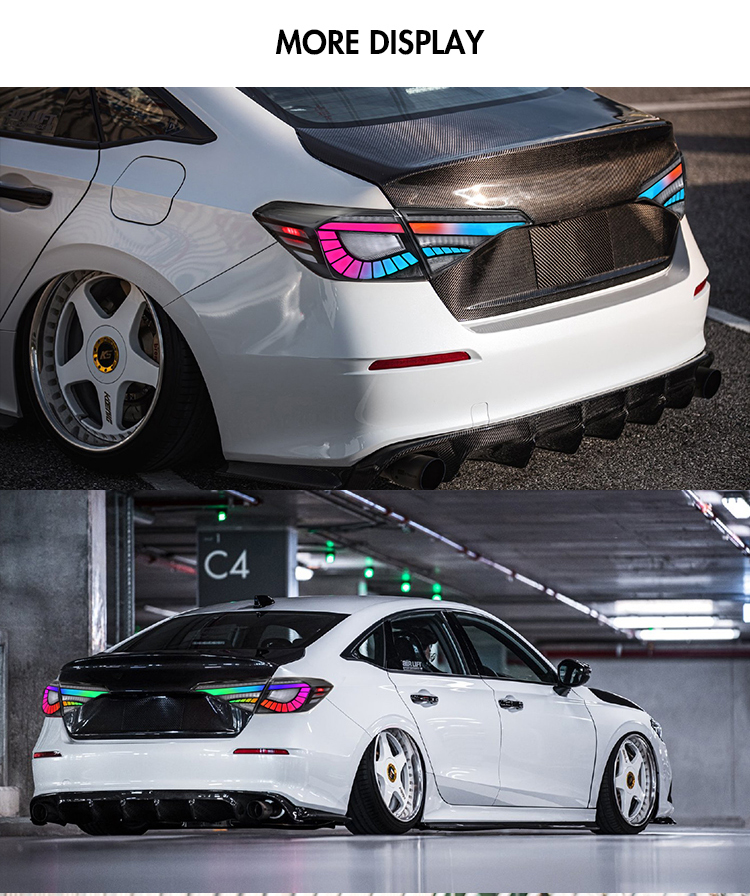 Honda Civic Tail Lights SY-B168-RGB For Honda Civic (2022–Present) 25 Civic Tail Lights
