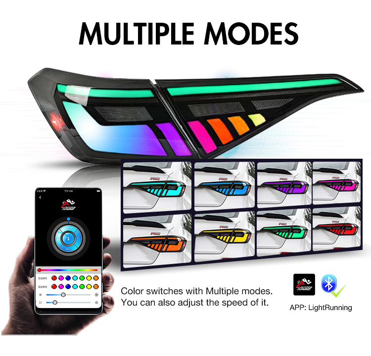 Honda Civic Tail Lights SY-B168B-RGB For Honda Civic (2022–Present) 22 Civic Tail Lights