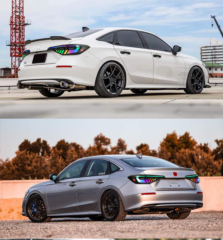 Honda Civic Tail Lights SY-B168B-RGB For Honda Civic (2022–Present) 26 Civic Tail Lights