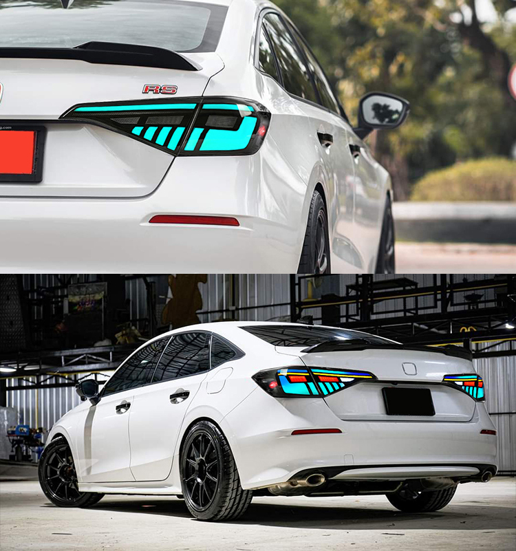 Honda Civic Tail Lights SY-B168B-RGB For Honda Civic (2022–Present) 27 Civic Tail Lights
