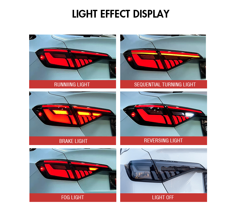 Honda Civic Tail Lights SY-B168B For Honda Civic (2022–Present) 18 Civic Tail Lights