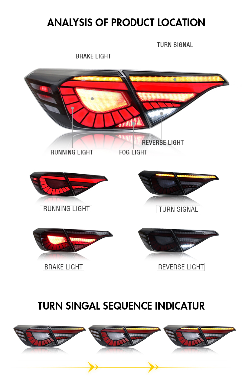 Honda Civic Tail Lights SY-B168 For Honda Civic (2022–Present) 14 Civic Tail Lights