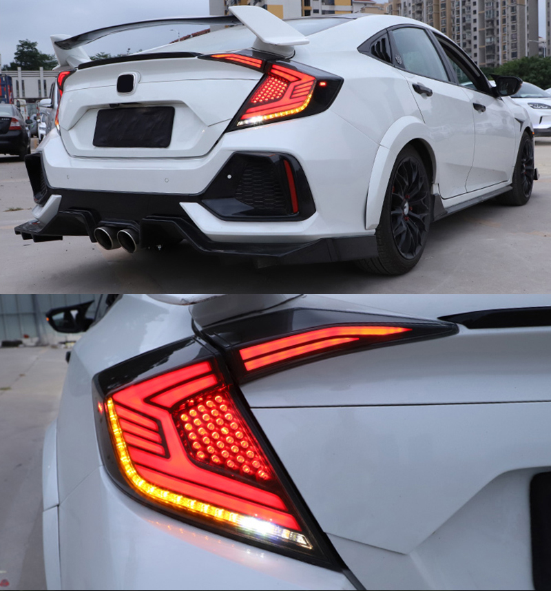 Honda Civic Tail Lights SY-B111H-S For Honda Civic (2016–2021) 20 Civic Tail Lights