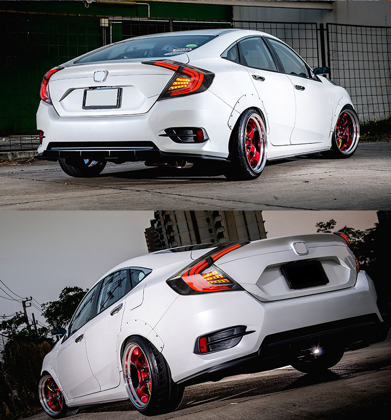 Honda Civic Tail Lights SY-B111S For Honda Civic (2016–2022) 17 Civic Tail Lights