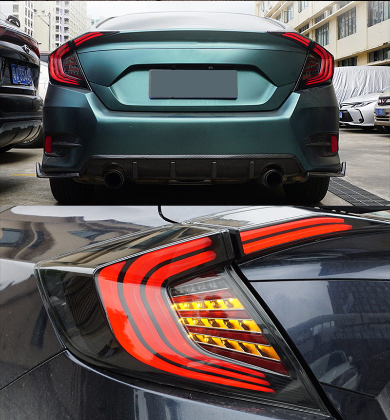 Honda Civic Tail Lights SY-B111S For Honda Civic (2016–2022) 18 Civic Tail Lights