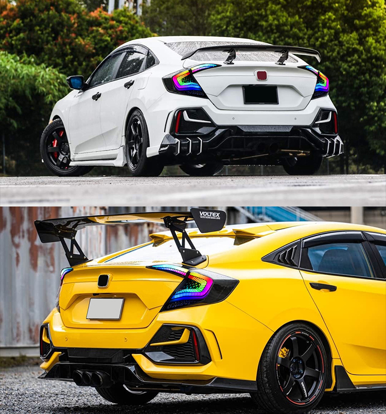 Honda Civic Tail Lights SY-B111C / SY-B111C-RGB For Honda Civic (2016–2021) 27 Civic Tail Lights