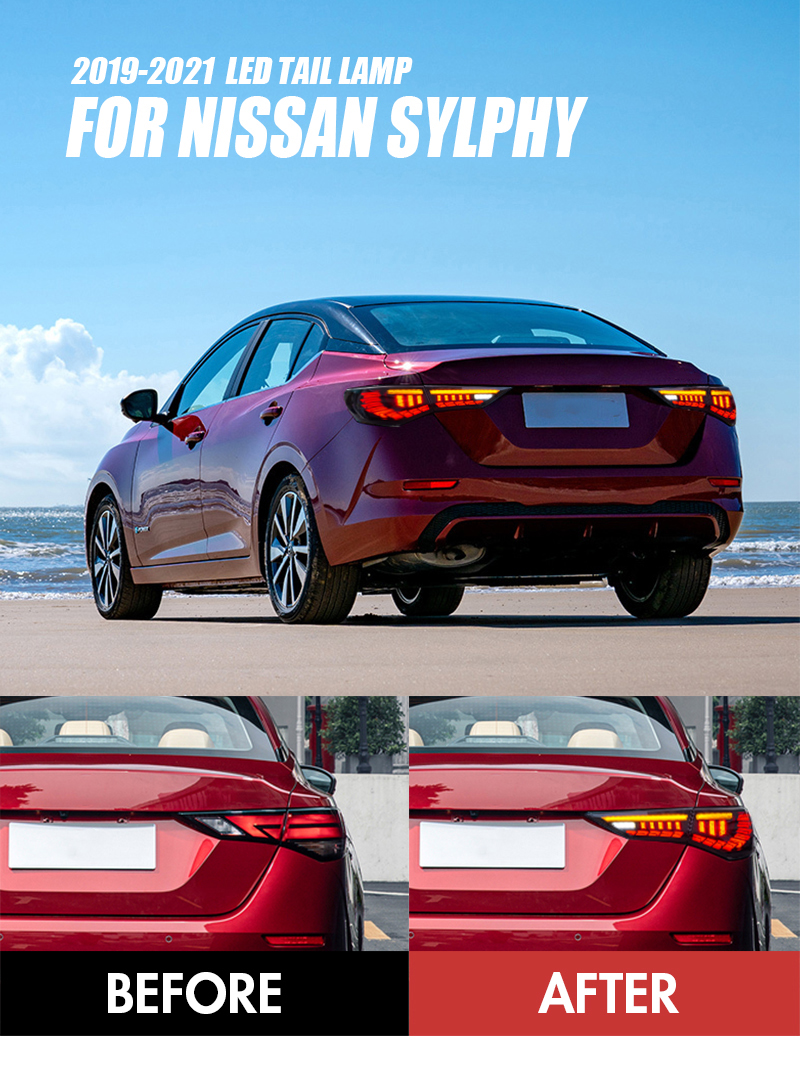 Nissan Sylphy Tail Lights XY-B125L For Nissan Sylphy (2019–2021) 15 Sylphy Tail Lights