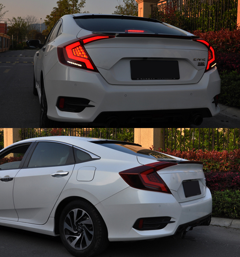 Honda Civic Tail Lights SY-B111D For Honda Civic (2016–2021) 21 Civic Tail Lights