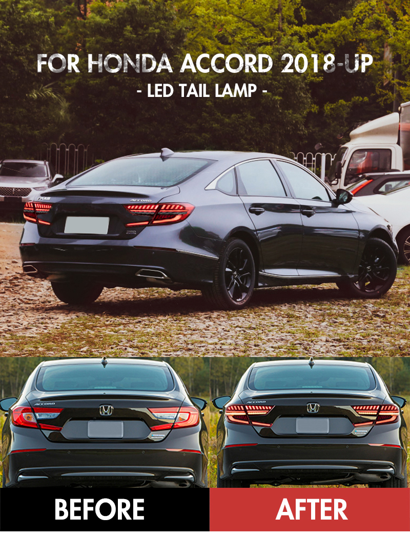 Honda Accord Tail Lights YG-B108D For Honda Accord (2018–2022) 15 Accord Tail Lights