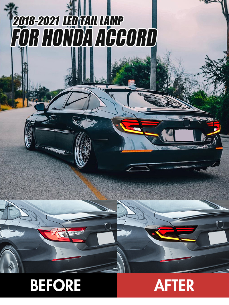 Honda Accord Tail Lights YG-B108F For Honda Accord (2018–2022) 13 Accord Tail Lights