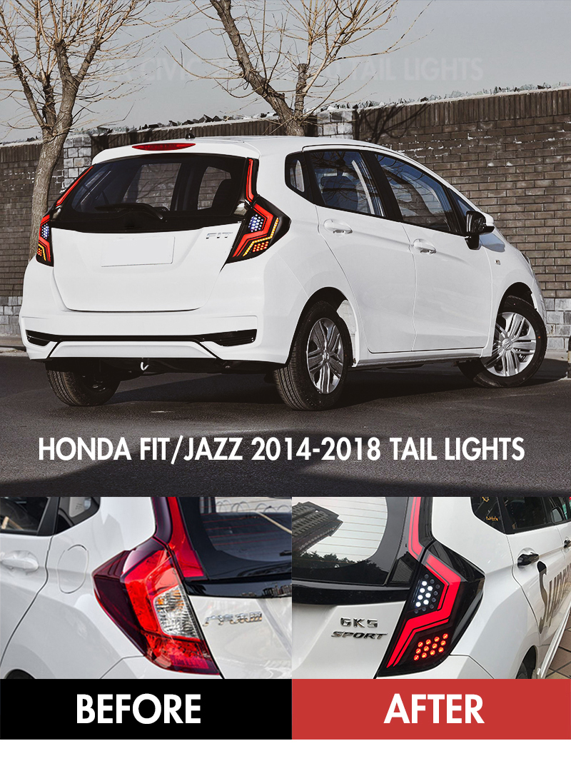Honda Fit / Jazz Tail Lights FD-B109 For Honda Fit / Jazz (2014–2018) 15 Jazz Tail Lights