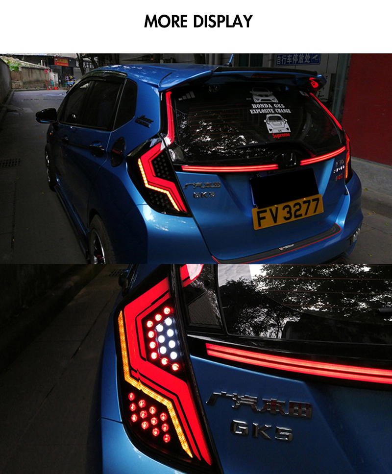 Honda Fit / Jazz Tail Lights FD-B109 For Honda Fit / Jazz (2014–2018) 19 Jazz Tail Lights