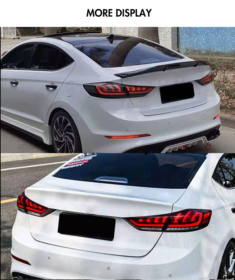 Hyundai Elantra Tail Lights LD-B114 For Hyundai Elantra (2015–2018) 13 Elantra Tail Lights