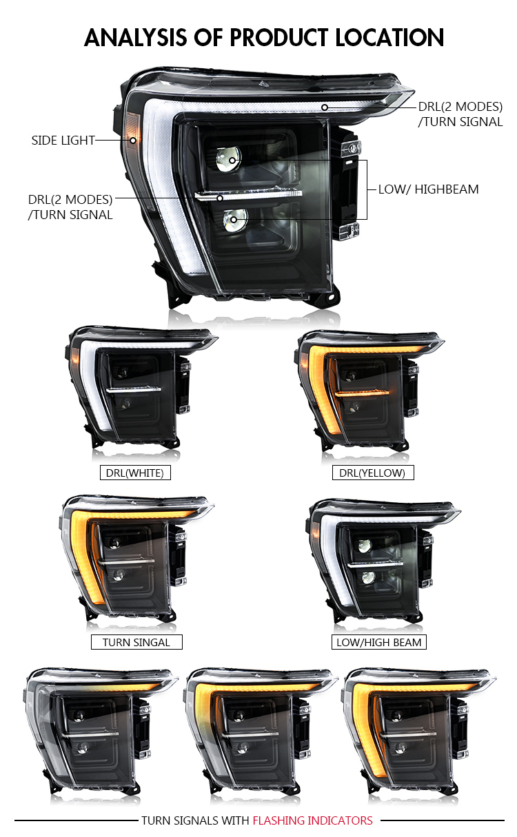 Ford F150  Headlights