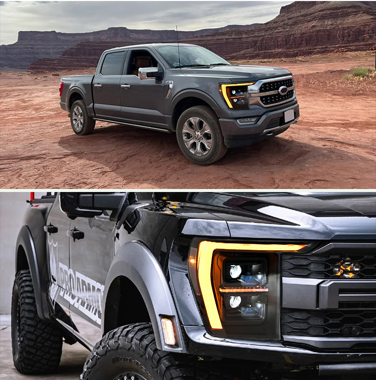 Ford F150 Headlights F150-A212-A / F150-A212-B For Ford F150 (2021–2023) Head Lamp 24 F150 Headlights