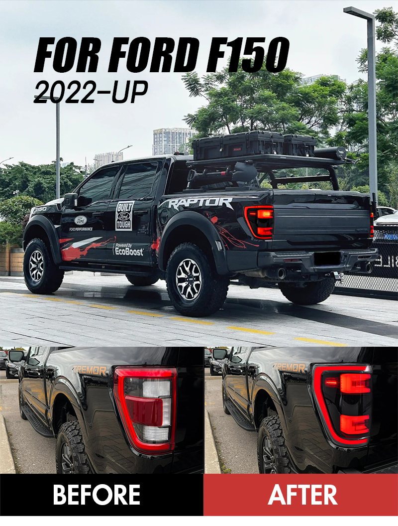 Ford F150 Tail Lights F150-B600-A For Ford F-150 (2021–2023) 15 Ford F150 Tail Lights