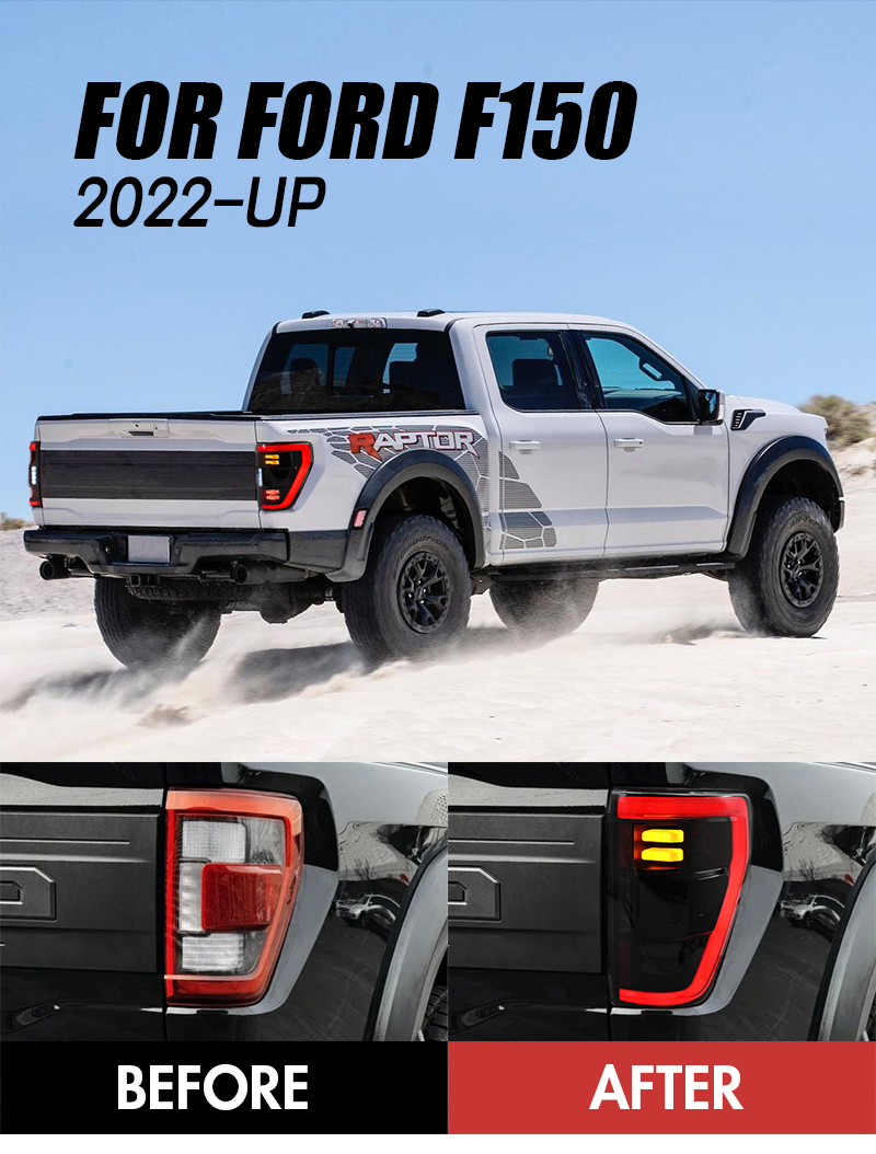 Ford F150 Tail Lights F150-B212 For Ford F-150 (2022–Present) 15 Ford F150 Tail Lights