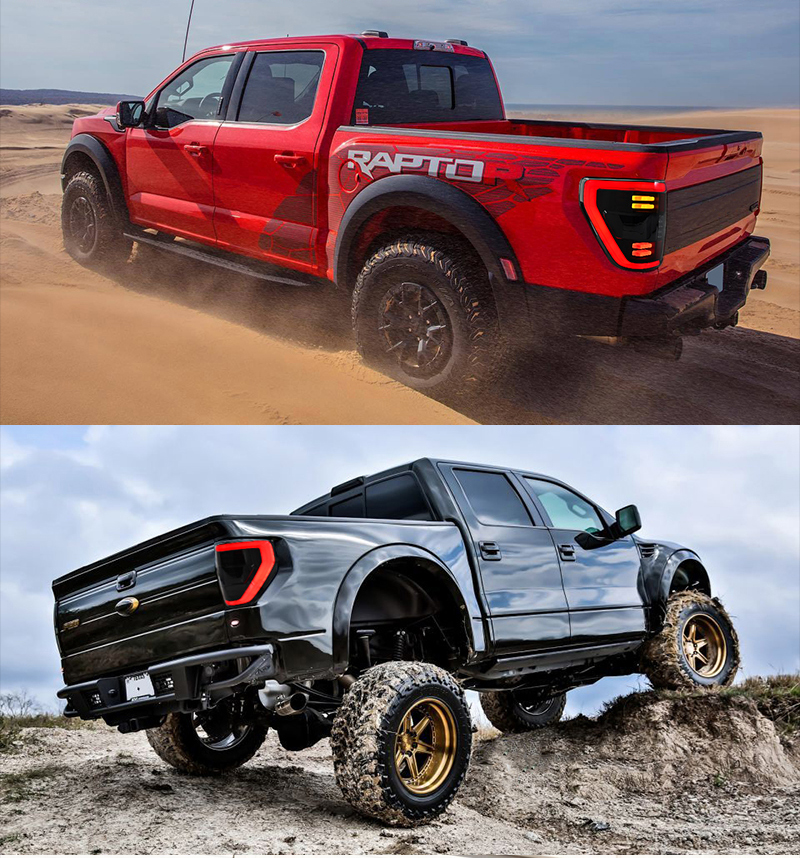 Ford F150 Tail Lights F150-B212 For Ford F-150 (2022–Present) 20 Ford F150 Tail Lights