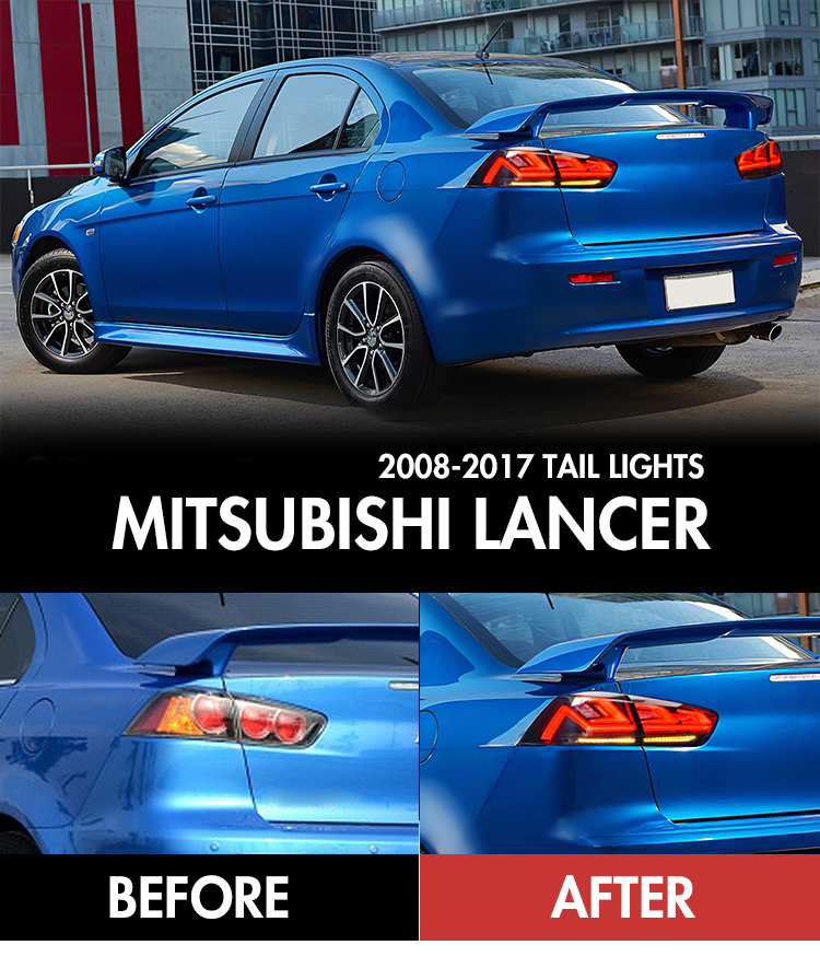 Mitsubishi Lancer Tail Lights YS-B126 For Mitsubishi Lancer (2008–2017) 15 Lancer Tail Lights