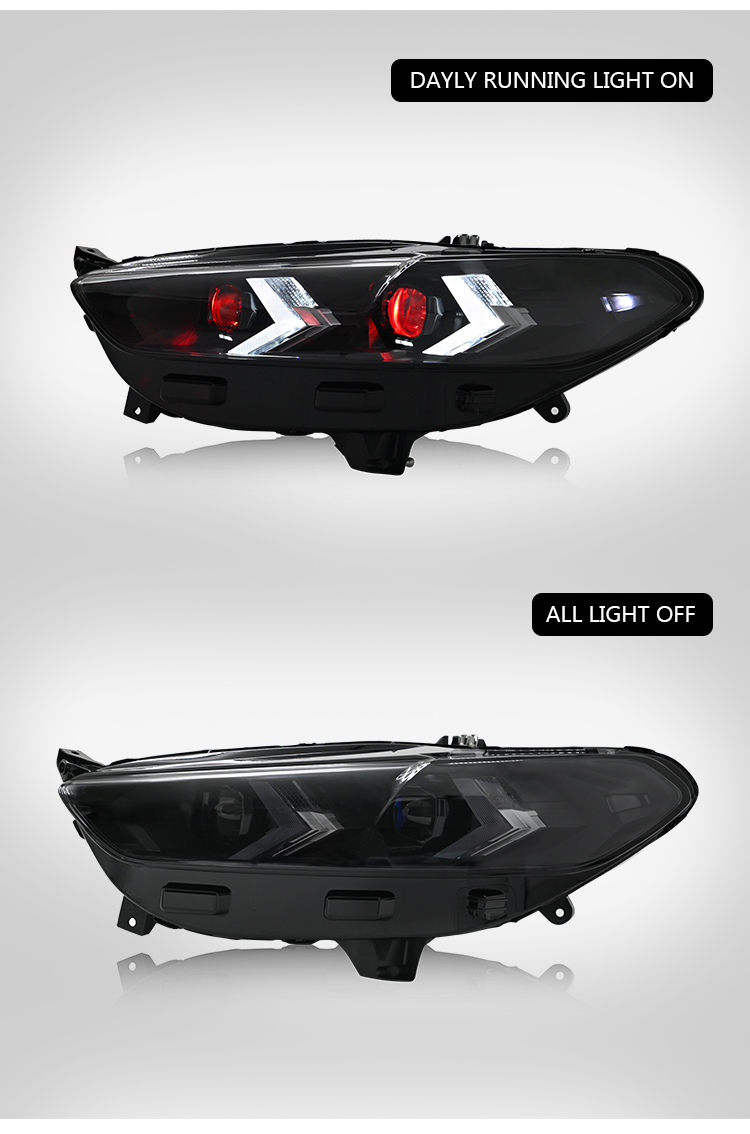 Ford Fusion Headlights MDO-A137-E (Devil Eye) For Ford Fusion (2013–2016) LED Head Lamp 20 Fusion Headlights