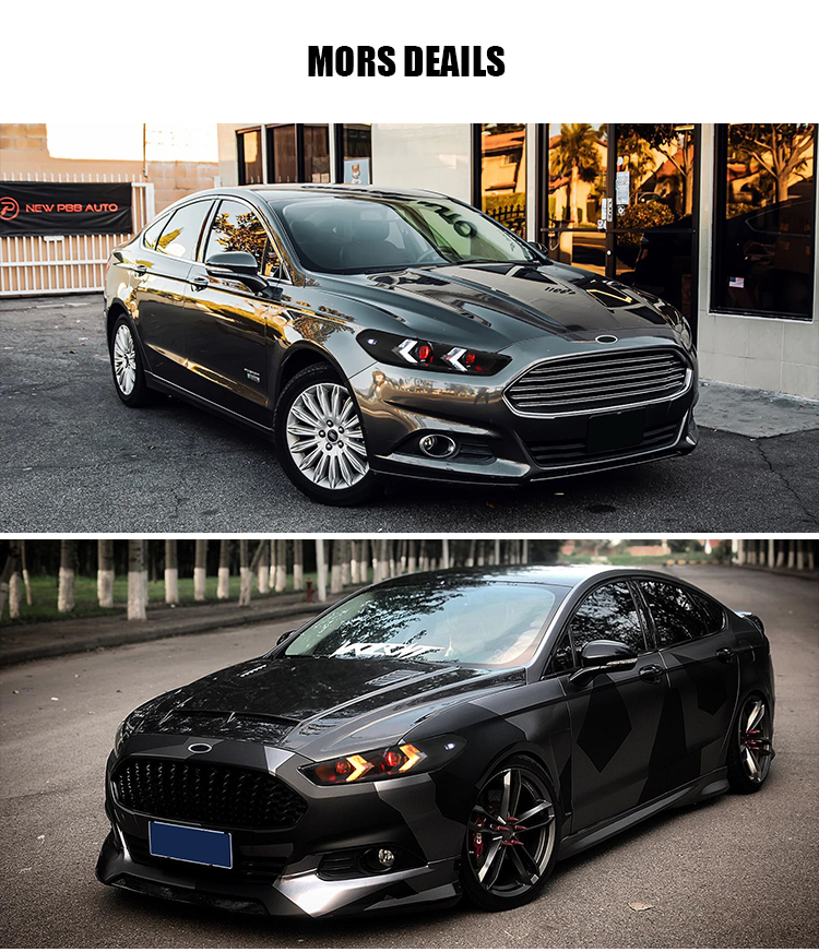 Ford Fusion Headlights MDO-A137-E (Devil Eye) For Ford Fusion (2013–2016) LED Head Lamp 22 Fusion Headlights