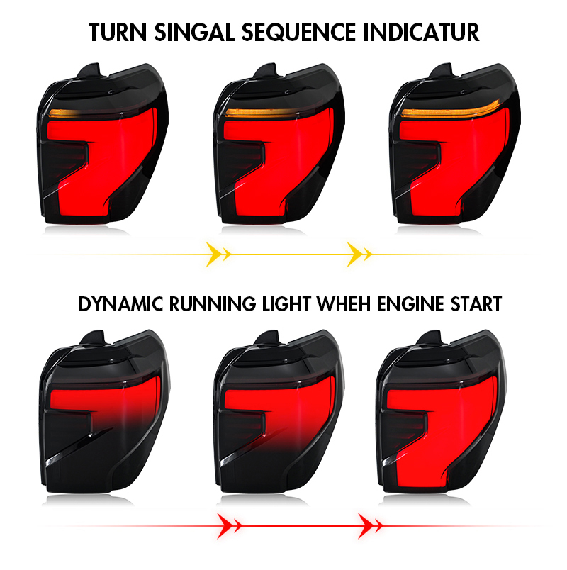 Toyota 4Runner Tail Lights CB-B215K-S For Toyota 4Runner (2010–2023) 17 4Runner Tail Lights