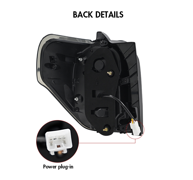 Toyota 4Runner Tail Lights CB-B215 For Toyota 4Runner (2010–2020) 18 4Runner Tail Lights