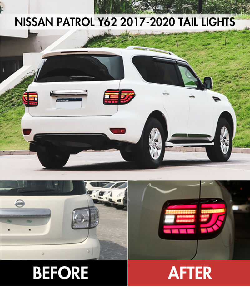 Nissan Patrol Tail Lights TL-B119B For Nissan Patrol Y62 (2017–2020) 15 Patrol Tail Lights