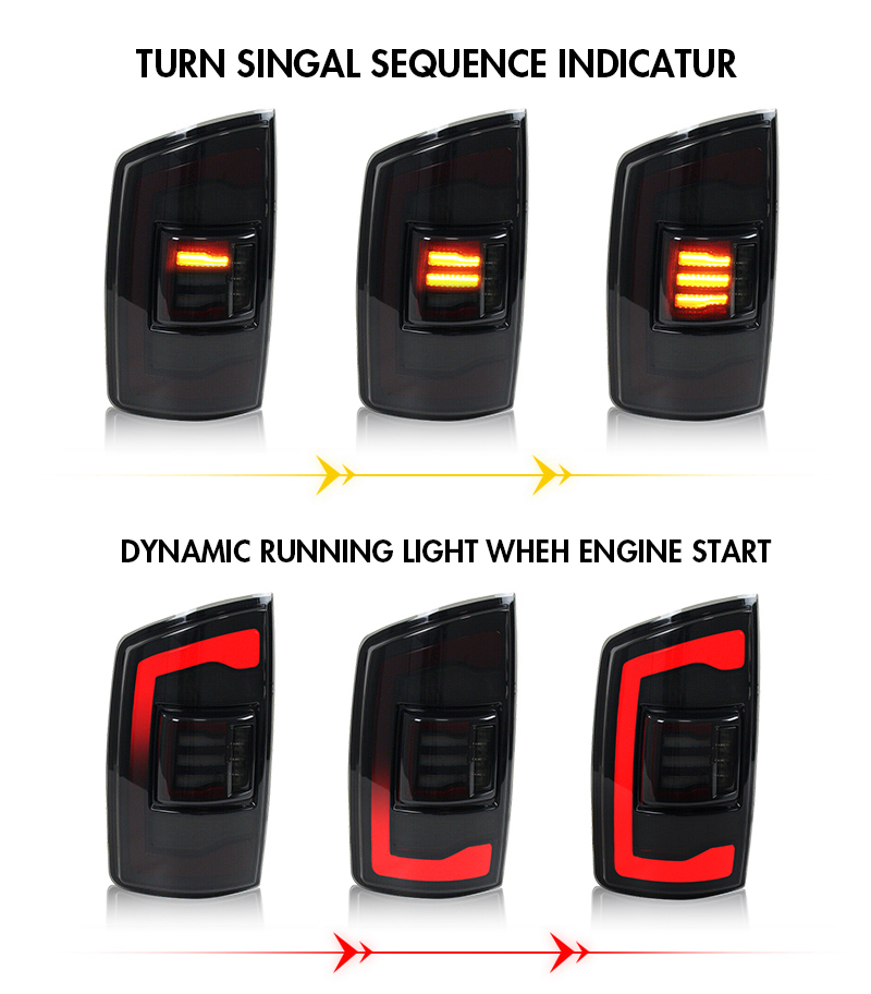 Dodge RAM Tail Lights RAM-B173 For RAM 1500 (02-06) / 2500/3500 (03-06) 17 RAM Tail Lights