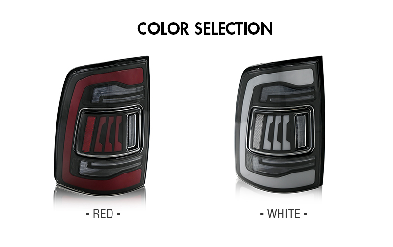 Dodge RAM Tail Lights RAM-B174 For RAM 1500 (2009–2018) & 2500/3500 (2010–2018) 21 RAM Tail Lights