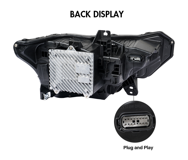 Ford Mustang Headlights Ford-A511-H For Ford Mustang (2024+) Head Lamp (OE Style) 18 Mustang Headlights