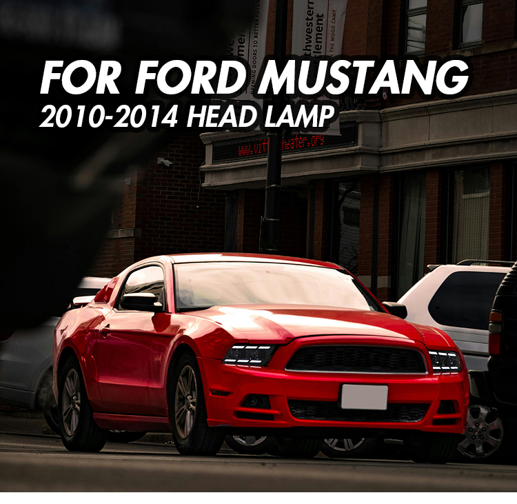 Ford Mustang Headlights Ford-A200 For Ford Mustang (2013–2014) 17 Mustang Headlights