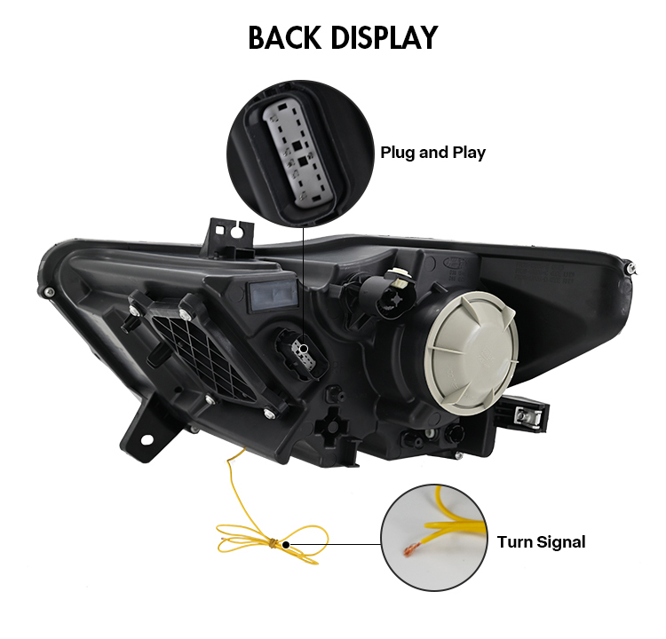 Ford Mustang Headlights Ford-A201 For Ford Mustang (2015–2017) Head Lamp 16 Mustang Headlights