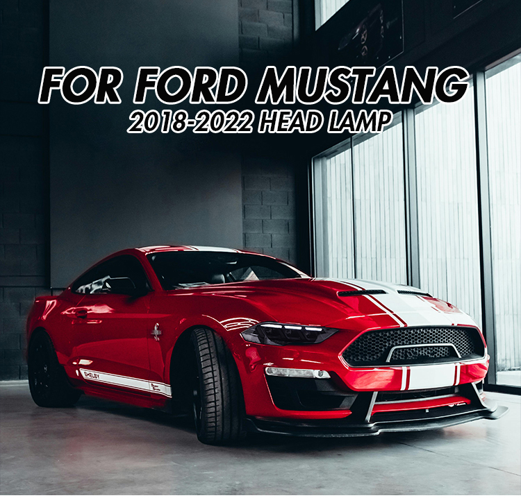 Ford Mustang Headlights Ford-A201B-T For Ford Mustang (2015–2017) Head Lamp 19 Mustang Headlights