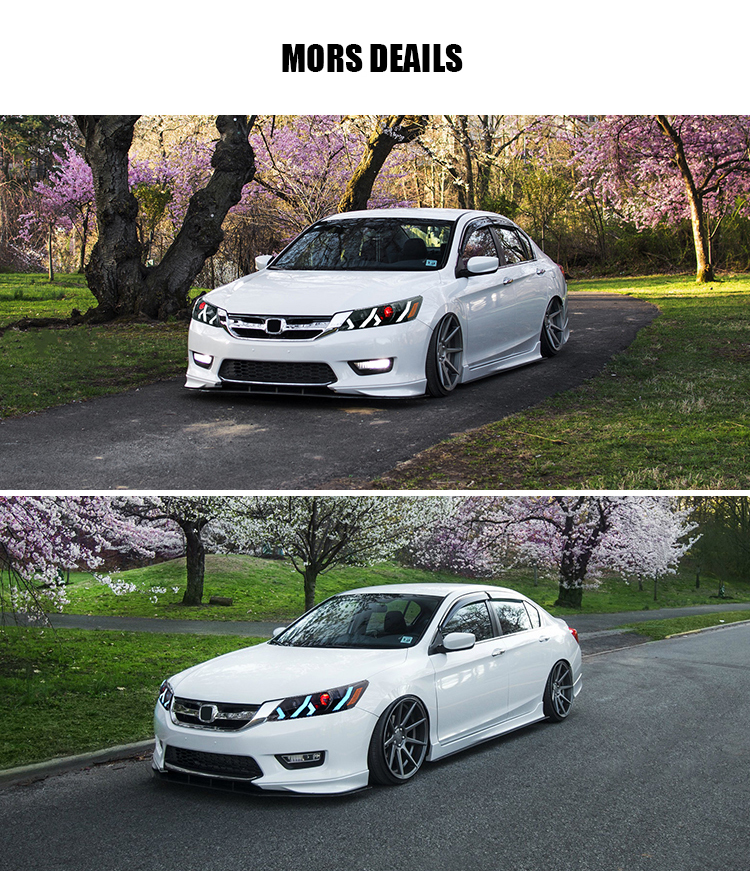 Honda Accord Headlights YG-A502 / YG-A502-E For Honda Accord (2013–2015) 4-Door Head Lamp 22 Accord Headlights