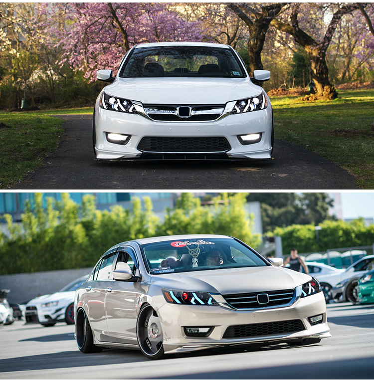 Honda Accord Headlights YG-A502 / YG-A502-E For Honda Accord (2013–2015) 4-Door Head Lamp 23 Accord Headlights