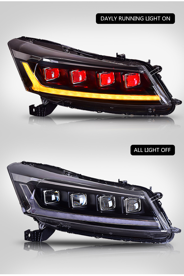 Honda Accord Headlights TT-YG-A165 / TT-YG-A165-E For Honda Accord (2008–2012) Head Lamp 22 Accord Headlights