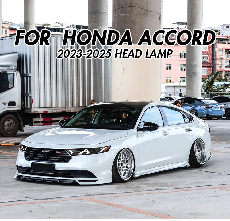 Honda Accord Headlights YG-A512 For Honda Accord 11th Gen (2023–2025) Lambo Style 17 Accord Headlights