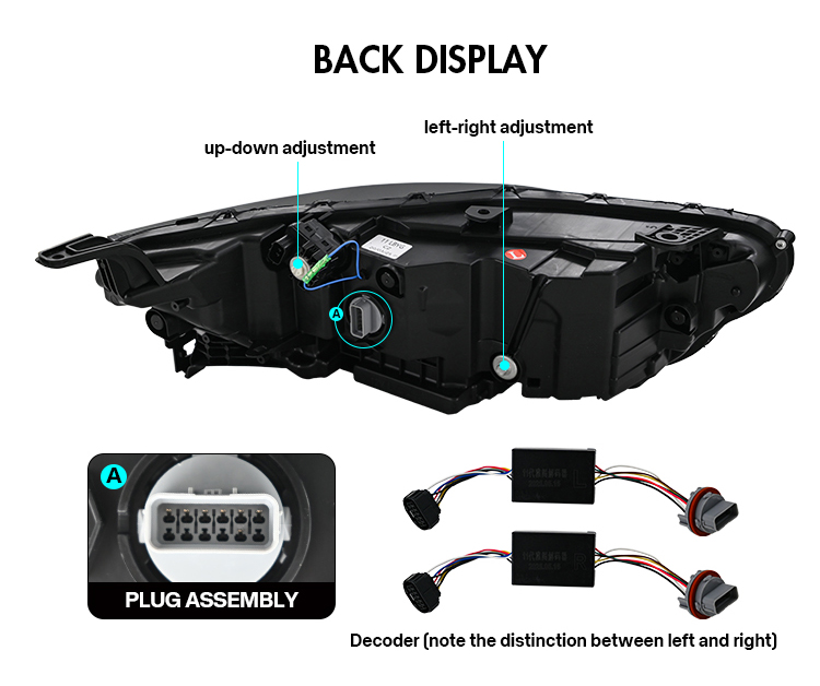 Honda Accord Headlights YG-A512 For Honda Accord 11th Gen (2023–2025) Lambo Style 21 Accord Headlights