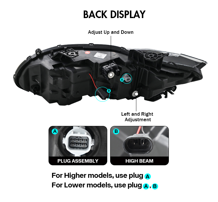 Honda Accord Headlights YG-A504 / YG-A504-E For Honda Accord (2018–2022) 21 Accord Headlights
