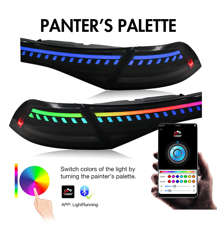 Honda Accord Tail Lights YG-B220K-RGB For Honda Accord (11th Gen) 20 Accord Tail Lights