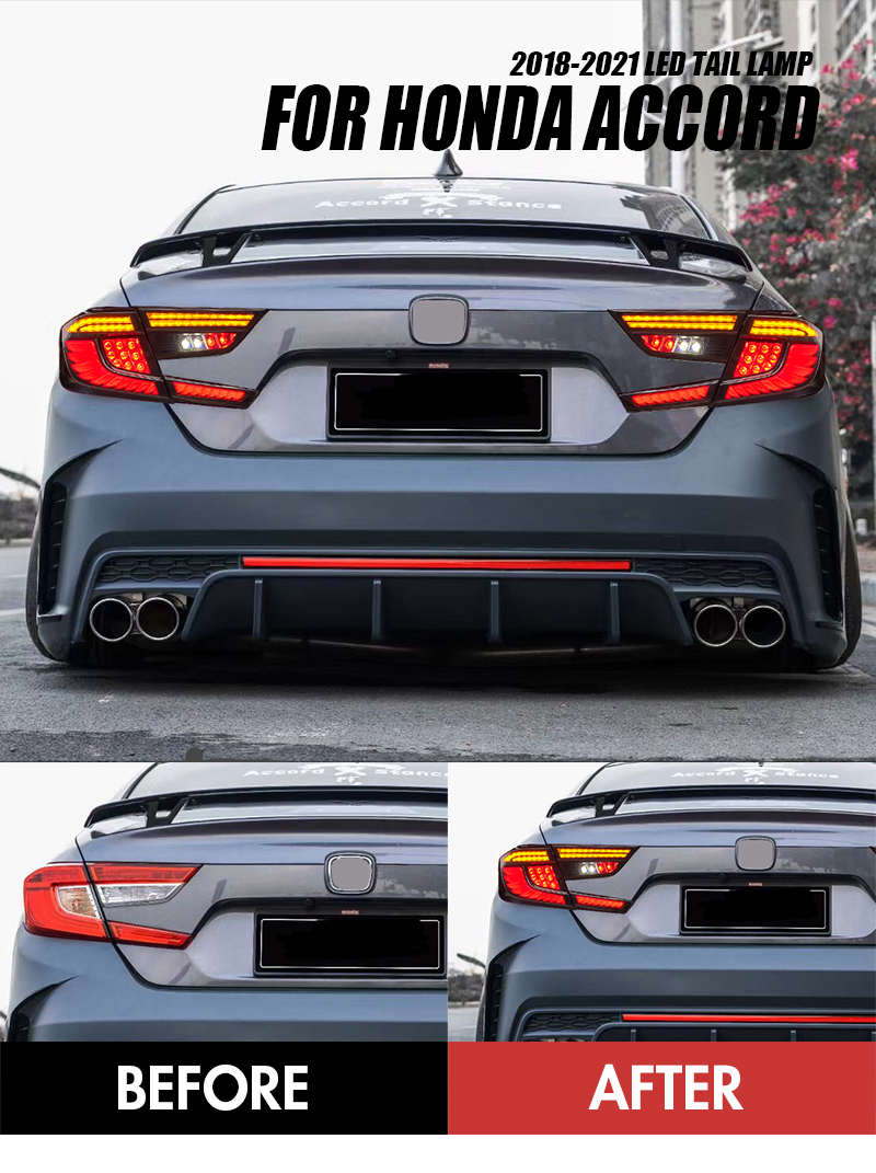 Honda Accord Tail Lights YG-B108H For Honda Accord (2018–2022) 13 Accord Tail Lights