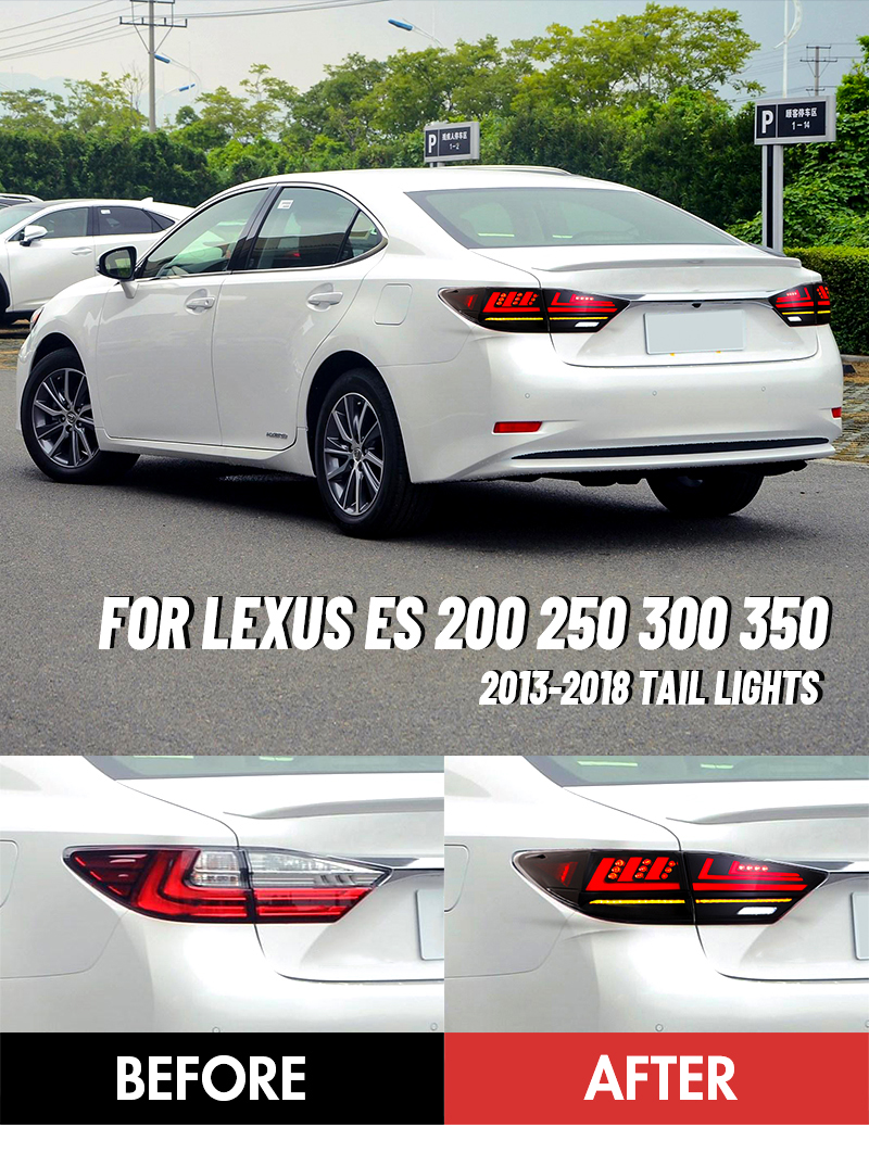 Lexus ES Tail Lights ES-B136 For Lexus ES350 / ES 300h (2013–2018) 15 Lexus ES Tail Lights