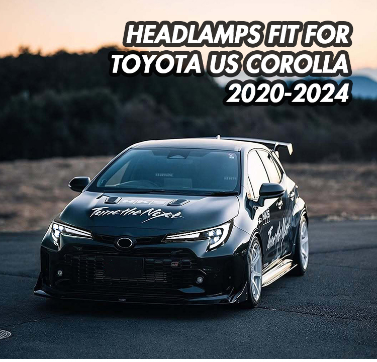 Toyota US Corolla Headlights LL-A105-1 / LL-A105-2 For Toyota US Corolla (2020–2024) 19 Corolla Headlights